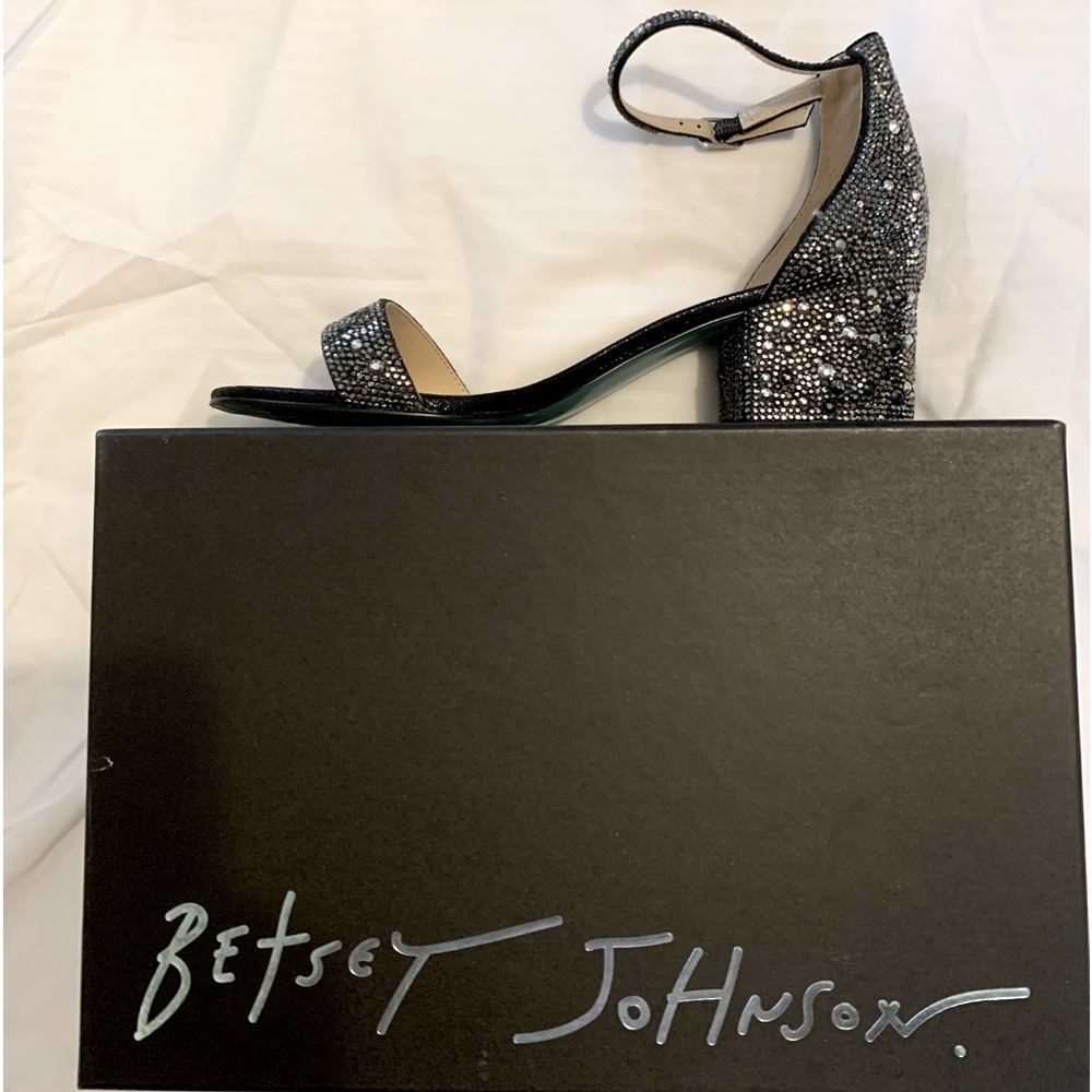 Betsey Johnson size 10 evening sandals.